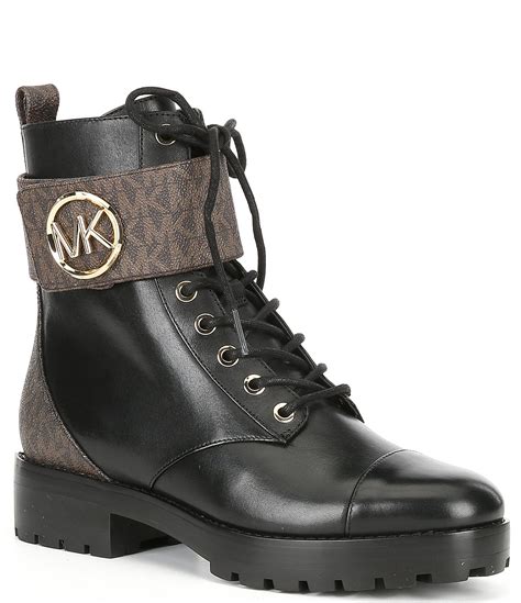 michael kors leather sole boots